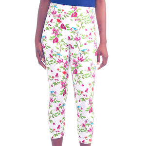 Time and Tru Floral Bird Leggings